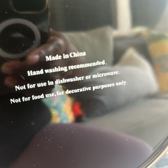 World Market Classic Design Decorative Plastic Charger Plates 14” Round, (4) - Picture 4 of 4